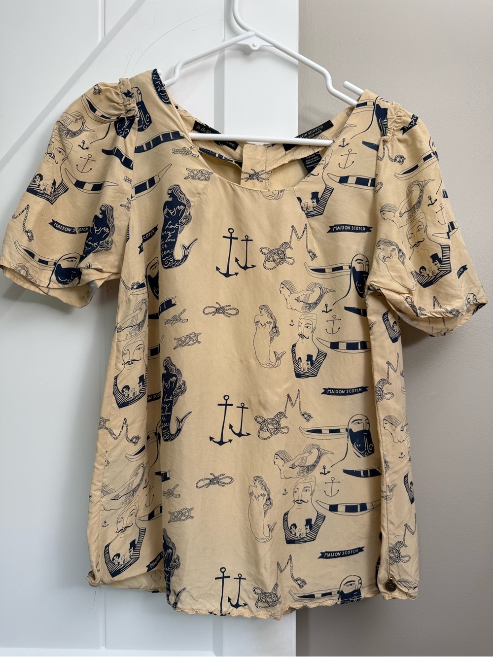 Scotch & Soda Nautical Print Top